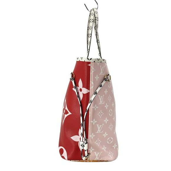 Auth LOUIS VUITTON Neverfull MM M44567 Rouge Giant Monogram AR1169 Tote Bag - Picture 6 of 16